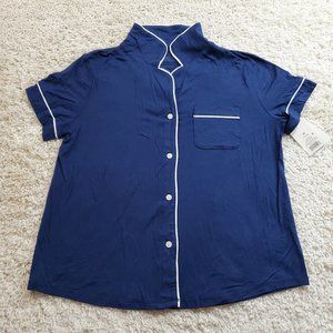 Stars Above Pajama Top Blue Medium #3-029